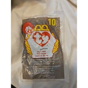 Vintage 1998 (Rare '93 Tag Error) Ty McDonald's Teenie Beanie Baby #10 Zip